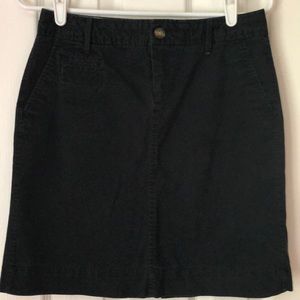 Black cotton skirt